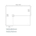 SolidSoft Flexible Rectangular Soft Shower Tray