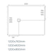 SolidSoft Flexible Rectangular Soft Shower Tray