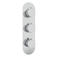 Sonas Alita 2 Outlet and 3 Handle Shower Valve - Chrome