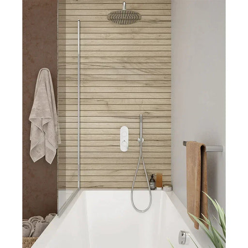 Sonas Alita Knurled Bath Set 3,Ceiling Mounted Fixed Head