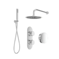 Sonas Alita Knurled Bath Set 3 with Shower Head Arm Handset