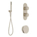 Sonas Alita Knurled Thermostatic Bath Set With Handset &