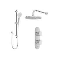 Sonas Alita Knurled Thermostatic Shower Set 1 with Rain