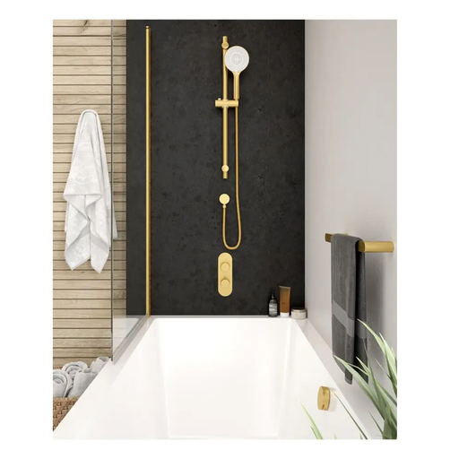 Sonas Alita Knurled Thermostatic Shower Set With Bath