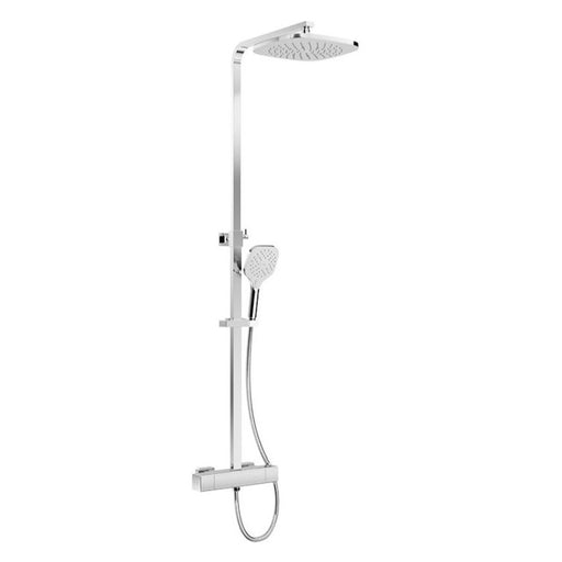 Sonas Alita Rain Thermostatic Square Shower Kit - Chrome