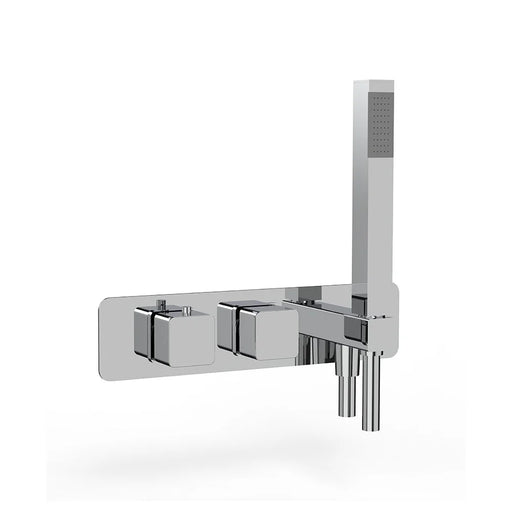 Sonas Alita Square 2 Outlet 2 Horizontal Shower Valve -