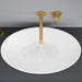 Sonas Alita Wall Mounted Basin Mixer Tap in Brushed Gold
