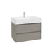 Sonas Apex Two Drawer Wall Hung Vanity Unit With Ceramic