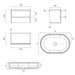 Sonas Apex Two Drawer Wall Hung Vanity Unit With Countertop