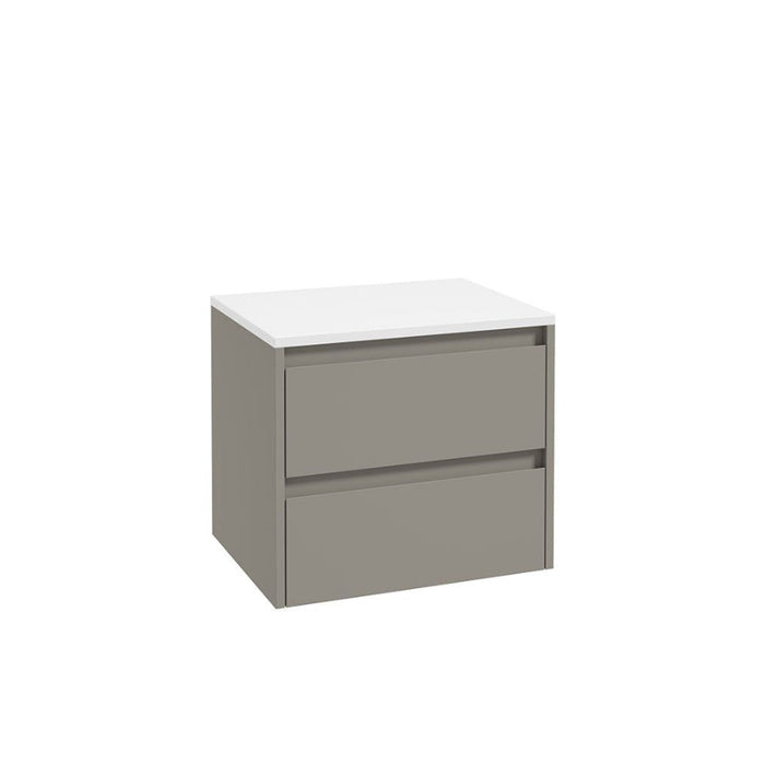 Sonas Apex Two Drawer Wall Hung Vanity Unit With Countertop