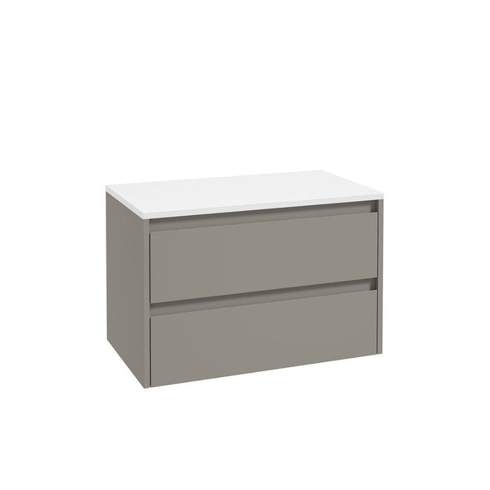 Sonas Apex Two Drawer Wall Hung Vanity Unit With Countertop