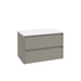 Sonas Apex Two Drawer Wall Hung Vanity Unit With Countertop