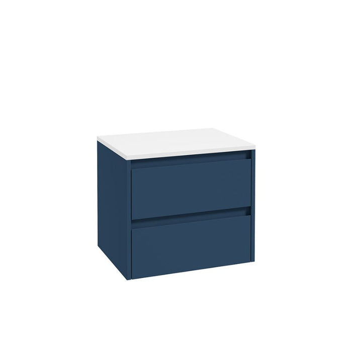 Sonas Apex Two Drawer Wall Hung Vanity Unit With Countertop