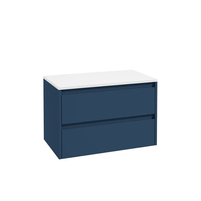 Sonas Apex Two Drawer Wall Hung Vanity Unit With Countertop