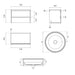 Sonas Apex Two Drawer Wall Hung Vanity Unit With Countertop