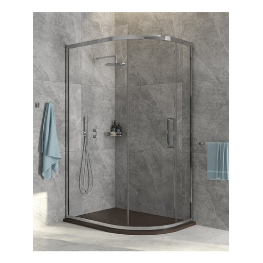 Sonas Aspect 8mm Single Door Offset Quadrant Shower