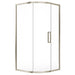 Sonas Aspect 8mm Single Door Quadrant Shower Enclosure in Brushed Nickel