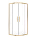 Sonas Aspect 8mm Two Door Quadrant Shower - Brushed Gold