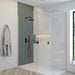 Sonas Aspect Wet room Panel - 900mm Wide - Brushed Nickel
