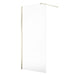 Sonas Aspect Wet room Panel - 900mm Wide - Brushed Nickel