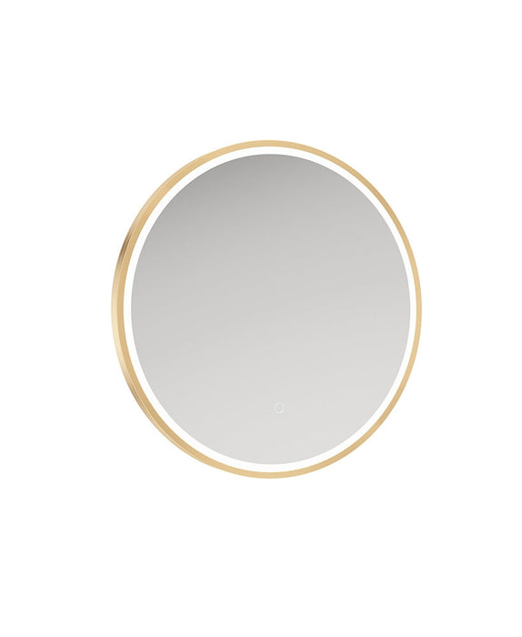 Sonas Astrid Beam Round Metal Frame Illuminated LED Mirror