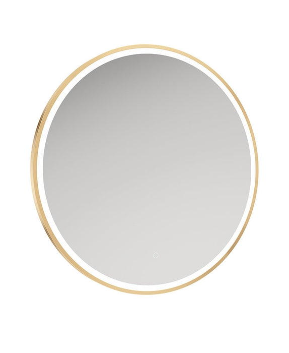 Sonas Astrid Beam Round Metal Frame Illuminated LED Mirror