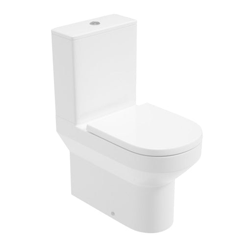 Sonas Base Rimless Close Coupled Toilet Soft Close Seat