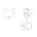 Sonas Base Rimless Comfort Height Back To Wall Toilet