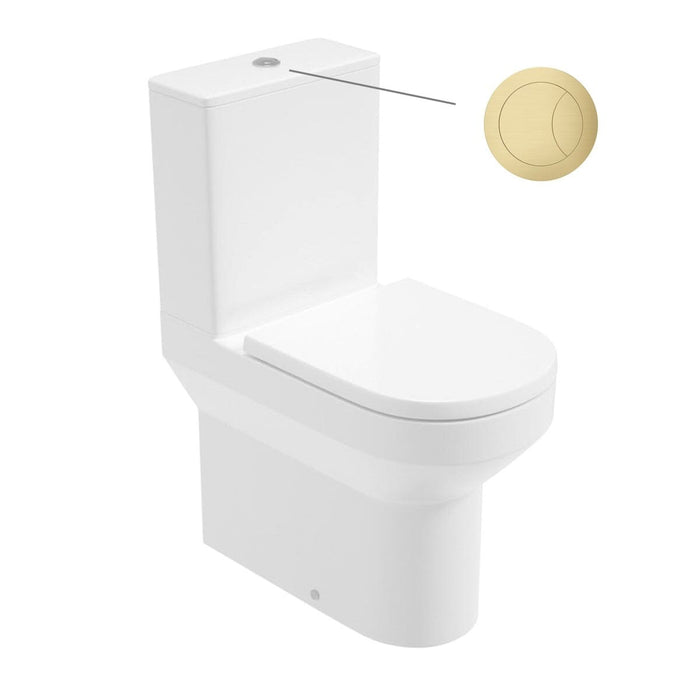 Sonas Base Rimless Comfort Height Close Coupled Toilet with Soft Close Seat and Cistern