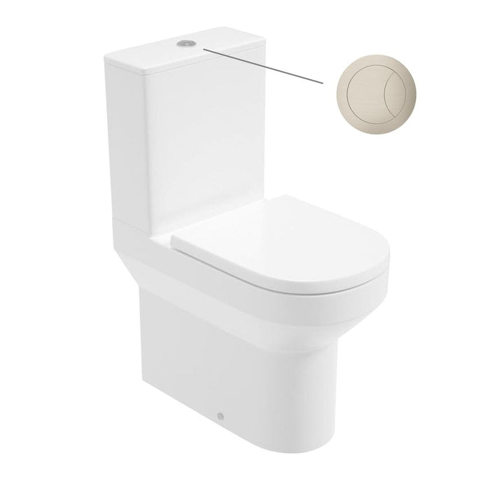 Sonas Base Rimless Comfort Height Close Coupled Toilet with Soft Close Seat and Cistern