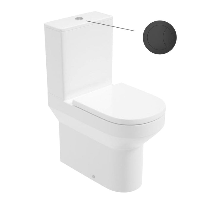 Sonas Base Rimless Comfort Height Close Coupled Toilet with Soft Close Seat and Cistern