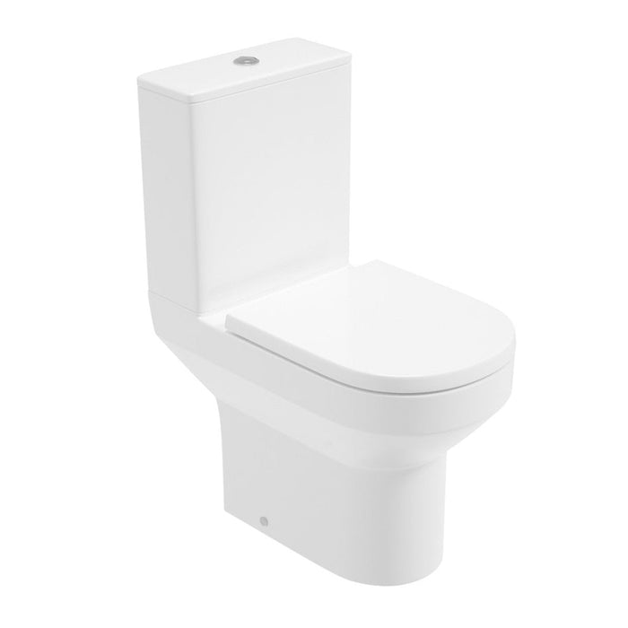 Sonas Base Rimless Open Back Close Coupled Toilet And Soft