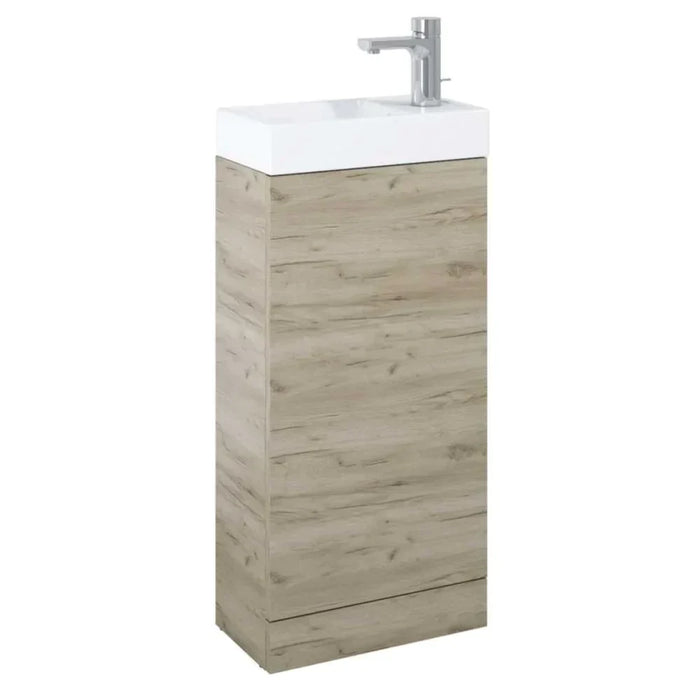 Sonas Basle 400mm Floorstanding Vanity Unit - Craft Oak