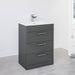 Sonas Belmont 3 Drawer Floorstanding Vanity Unit With Basin