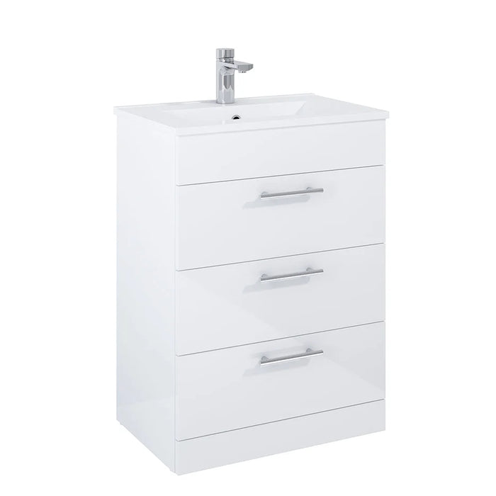 Sonas Belmont 3 Drawer Floorstanding Vanity Unit With Basin