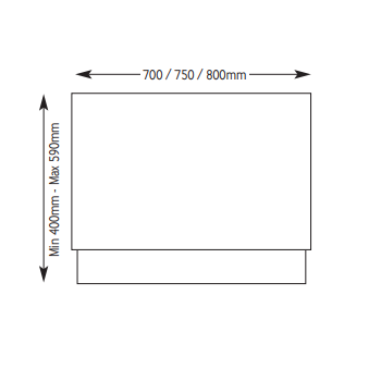 Sonas Belmont End Bath Panel - Bath Panels