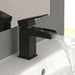 Sonas Bingley Mono Cloakroom Basin Mixer Tap - Black