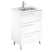 Sonas Brava 3 Drawer Floorstanding Vanity Unit - Gloss White