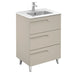 Sonas Brava 3 Drawer Floorstanding Vanity Unit - Smokey Matt