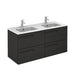 Sonas Brava Wall Hung Vanity Unit With Slim Basin - Nature