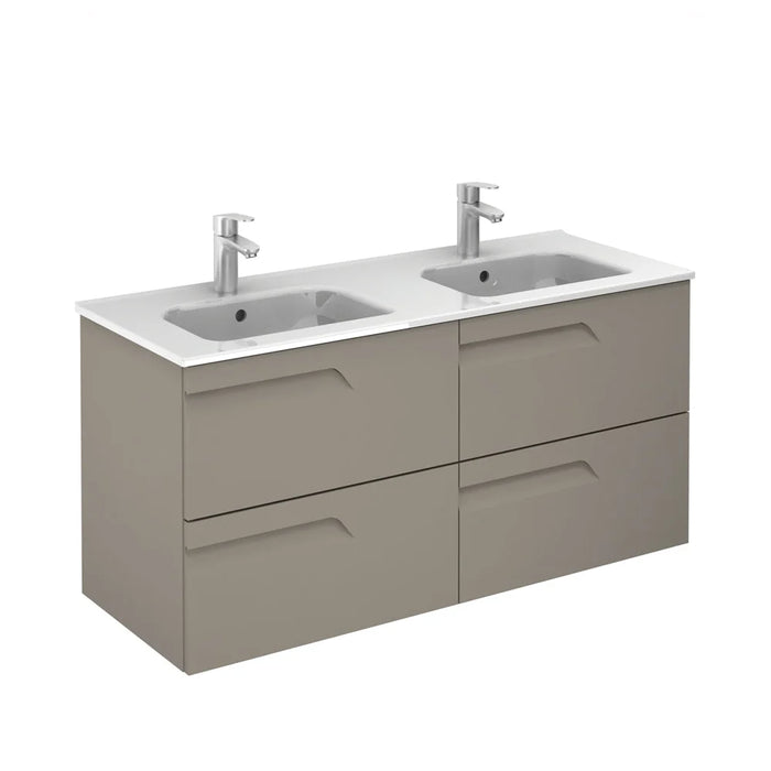 Sonas Brava Wall Hung Vanity Unit With Slim Basin - Smokey