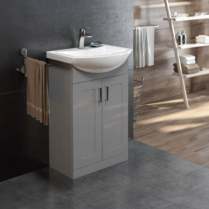 Sonas Bristol 2 Door Floorstanding vanity Unit With Basin