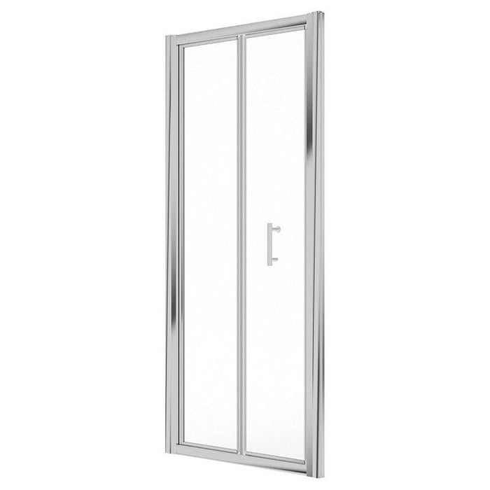 Open Box Sonas City Plus 6mm Bifold 800mm Recessed Shower Door - Chrome