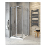 Sonas City Plus 6mm Bifold Shower Door With Side Panel