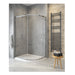 Sonas City Plus 6mm Single Door Offset Quadrant Shower