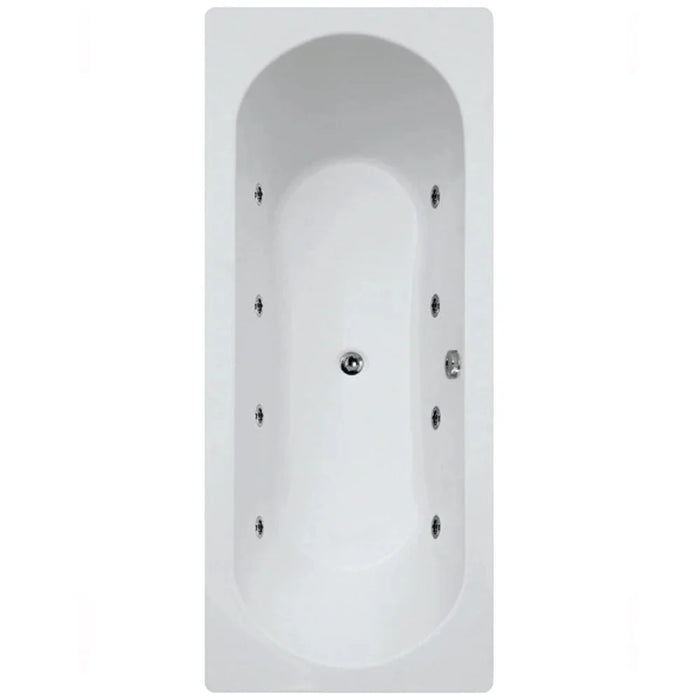 Sonas Clover 8 Jet Double Ended Bath - 1700mm X 700mm