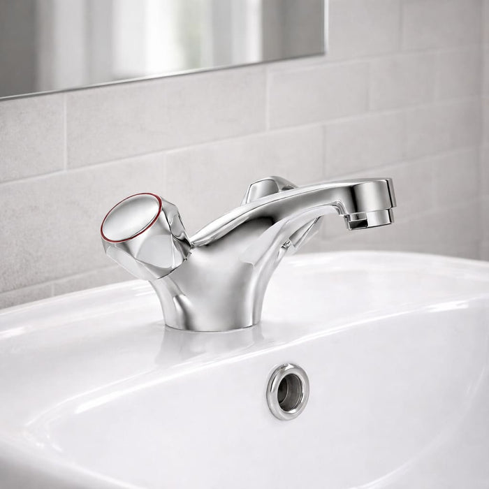 Sonas Contract Basin Mixer Tap with Free Waste - Chrome