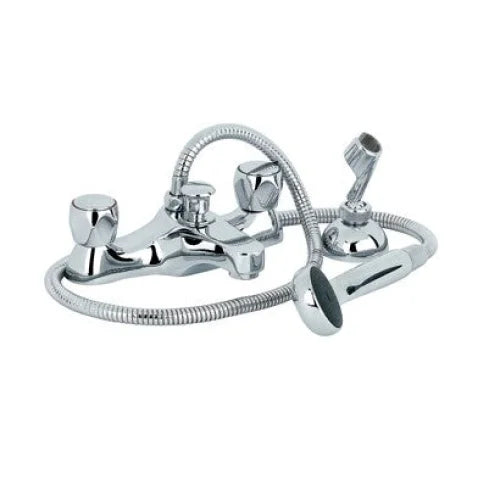 Sonas Contract Bath Shower Mixer Tap With Hose And Handset -