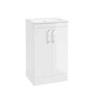 Sonas Corta 2 Door Floorstanding Vanity Unit With Basin