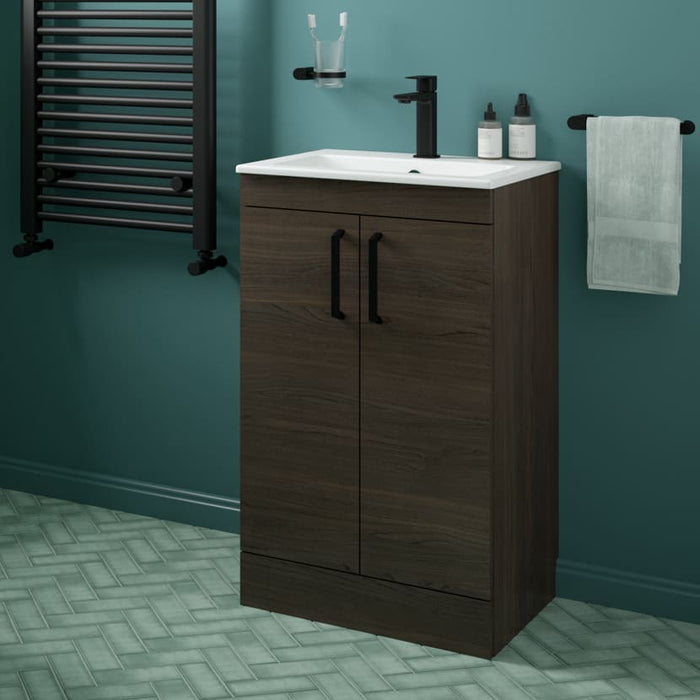 Sonas Corta 2 Door Floorstanding Vanity Unit With Basin And Handle